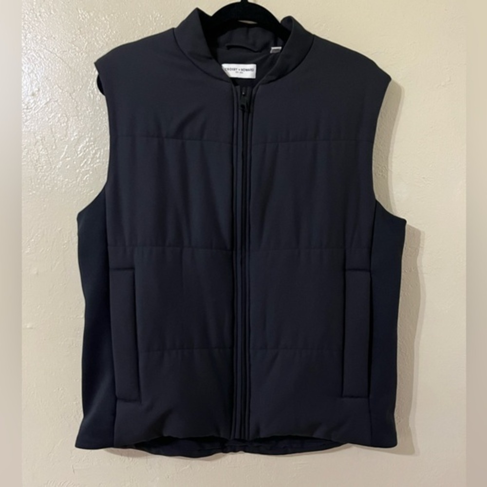 Crosby & Howard men’s puffer full zipper vest size medium